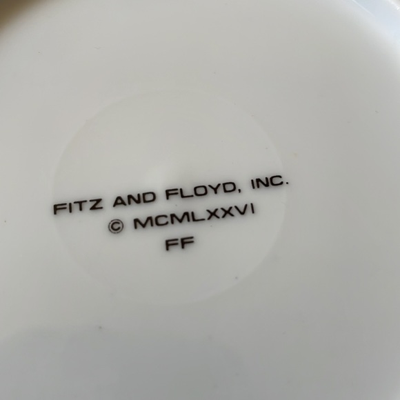 Fitz And Floyd Prunier De Chine Saucer Plate - Picture 5 of 9